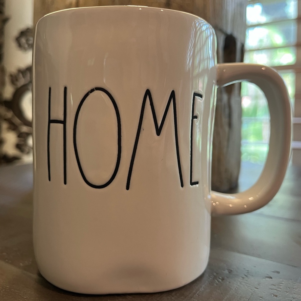 Rae Dunn White Ceramic ‘Home’ Mug